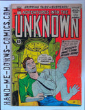 Adventures Into The Unknown 142 - 1963 - Good/Very Good  The Magic Bark! - story by Richard Hughes as "Shane O'Shea," art by Chic Stone. He's Watching Over Me! and I Wouldn't Make the Same Mistake Again! - story by Richard Hughes as "Zev Zimmer," art by Paul Reinman. The Girl Outside - art by Harry Lazarus. Cover price $0.12