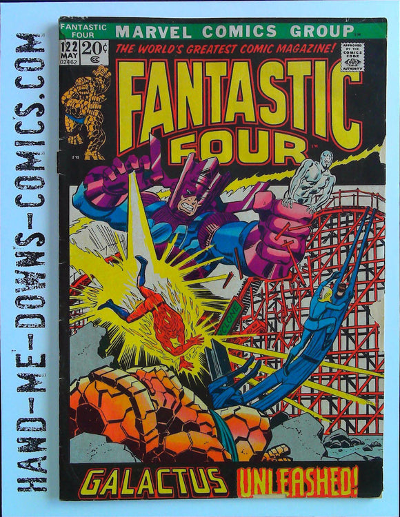 Fantastic Four 122 - 1972 - Galactus Unleashed - Good  