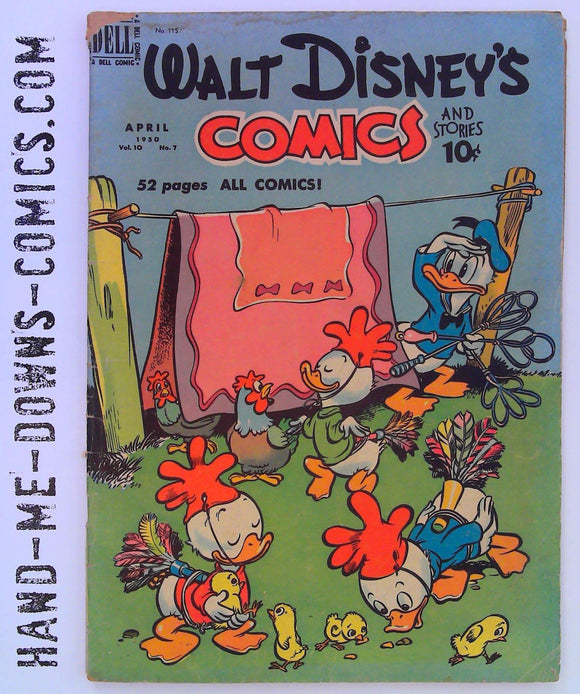 Walt Disney's Comics and Stories (115) Vol. 10 No. 7 - 1950 - Carl Banks Art