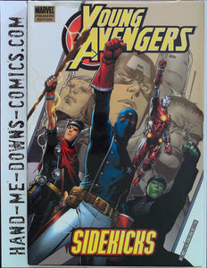 Marvel Premiere Edition Young Avengers - Sidekicks - 2005 - Hardcover - Fine/Very Fine  Hardcover book collecting Young Avengers 1 - 6. Written by Allen Heinberg, Art by Jim Cheung. Cover Price $19.99