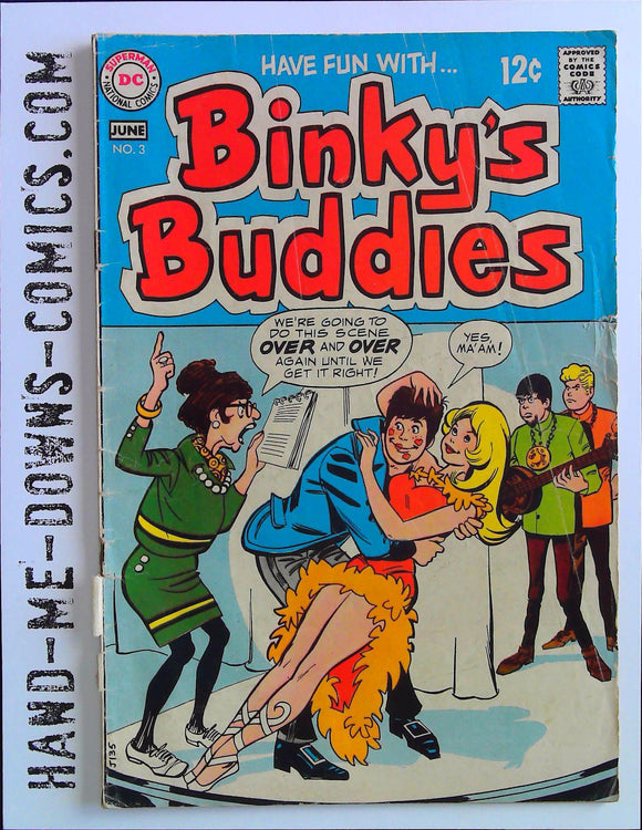 Binky's Buddies 3 - 1969 - Good Last 12-cent cover. Cover art by Bob Oksner. 