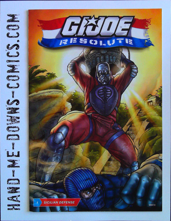 G.I. Joe Resolute 1 - 2008 - Hasbro Toy Comics - Fine/Very Fine  New original story by Larry Hama. Comic packaged with Hasbro Toy.  