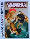 Vampirella 10 - 2002 - Harris Comics - Fine/Very Fine  Cover by Mike Mayhew. Girl in mirror. Written by John Smith, Art by Dawn Brown. Pantha back-up story by John Smith, art by Mark Texeira. Cover price $2.99.