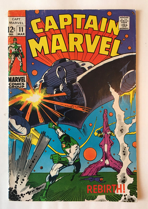 Captain Marvel 11 - 1968 - New Powers