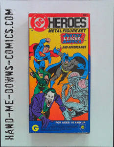 DC Heroes Metal Figure Set: Justice League of America and Adversaries - 1985 - G