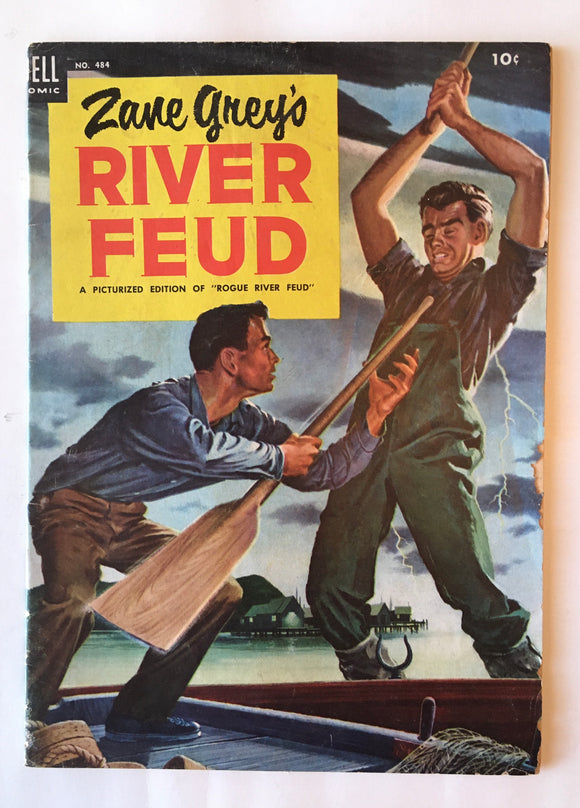 Dell Four Color 484 Zane Grey's River Feud (1953) Dell Comics Good/Very Good condition Front Cover