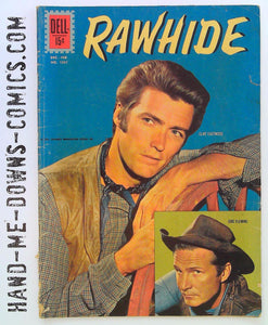 Dell Four Color 1261 Rawhide - 1962 - Clint Eastwood and Eric Fleming Cover