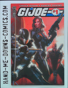 G.I. Joe 1 - 2009 -  Gabriele Dell'Otto Wraparound Cover - Very Fine  G.I. Joe Cover C - story by Chuck Dixon, art by Robert Atkins. IDW Comics - A new beginning for G.I. Joe.