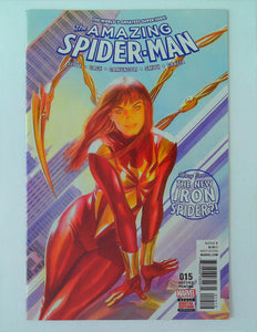 Amazing Spider-Man 15 - 2018 - Iron-Spider - Second Printing - NM