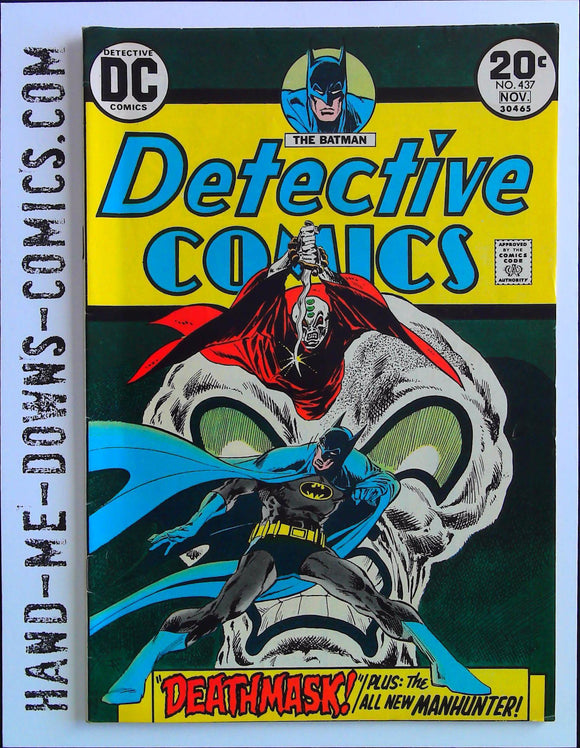 Detective Comics 437 - 1973 - Deathmask - Fine/Very Fine  
