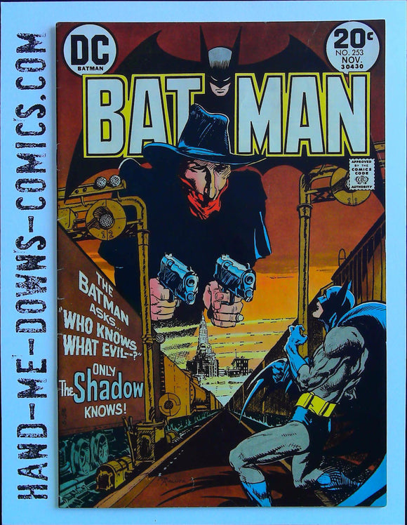Batman 253 - 1973 - Micael Kaluta Cover - First Meeting of Batman and The Shadow