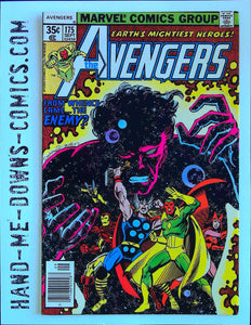 Avengers 175 - 1978 - From Whence Came The Enemy? - Fine/Very Fine  Plot by Jim Shooter, story by David Michelinie, art by Dave Wenzel and inks by Pablo Marcos. Cover by Dave Cockrum and Terry Austin. Origin of Michael (Korvac). Cover price $0.35
