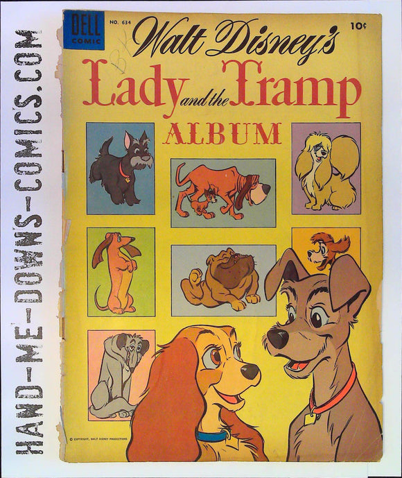 Dell Four Color 634 - Walt Disney's Lady and the Tramp Album - 1955 - G