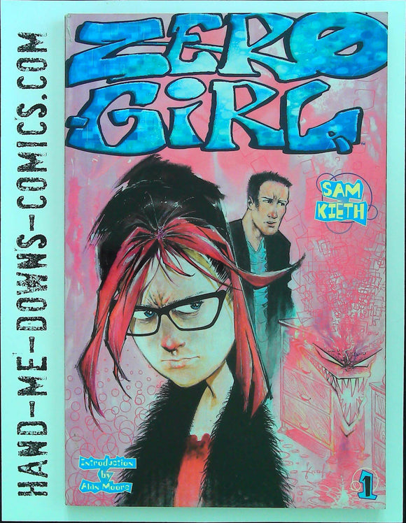 Zero Girl - TPB - 2001 - Very Fine  Prestige format book collecting Zero Girl 1, 2, 3, 4 & 5. Story and art by Sam Kieth. Wildstorm Comics/Homage Comics. Cover price $14.95
