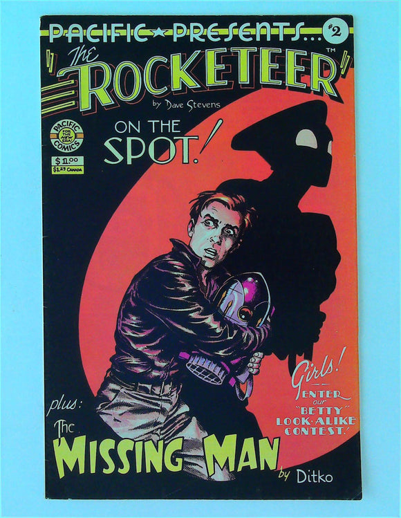 Pacific Presents 2 The Rocketeer - 1983 - Dave Stevens - Pacific Comics - VG/F