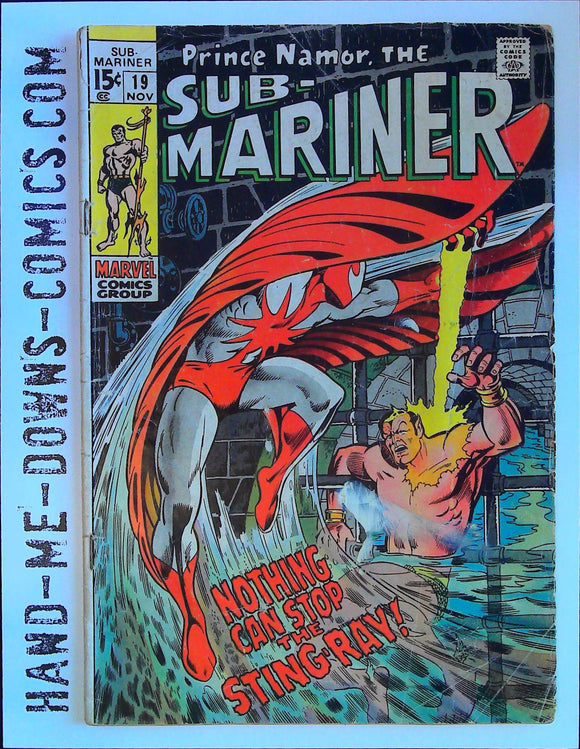 Sub-Mariner 19 - 1969 - First Appearance of Sting-Ray - 