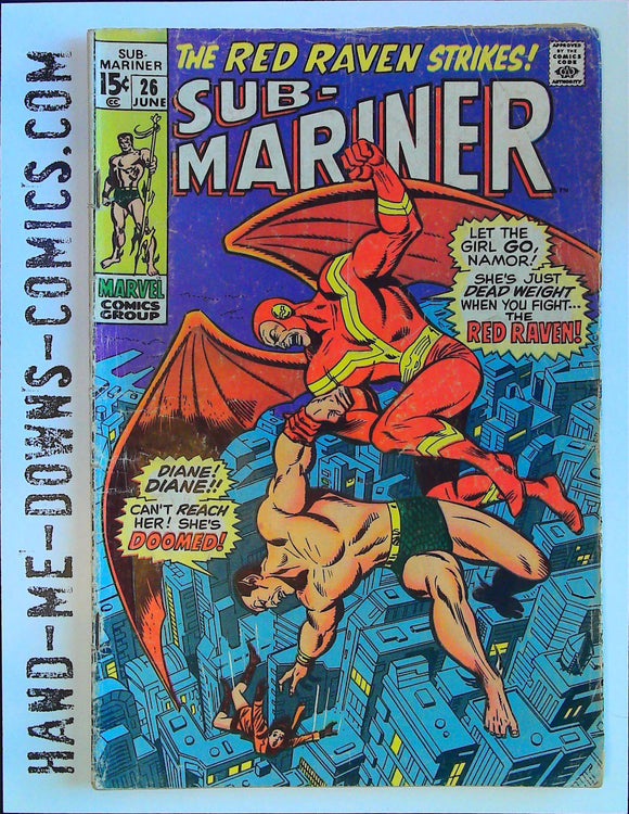 Sub-Mariner 26 - 1970 - Red Raven Appearance  
