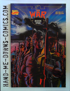 The War: Book I - TPB - 1989 - Very Fine/Near Mint  Story by Doug Murray, art by Tom Morgan. Part 1 of 4. Cover price $3.50
