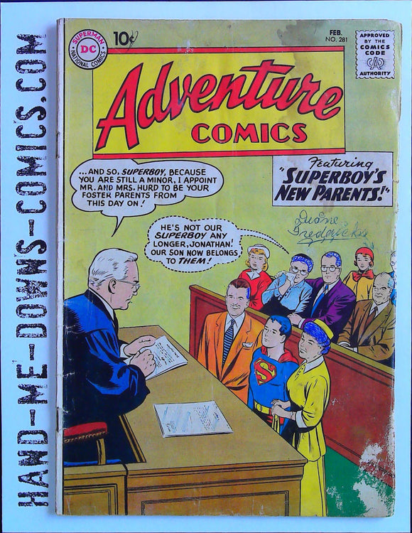 Adventures Comics 281 - 1961 -  Superboy's New Parents