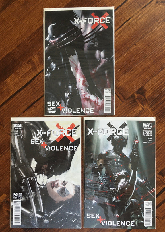 X-FORCE SEX + VIOLENCE 1, 2, 3 - VF