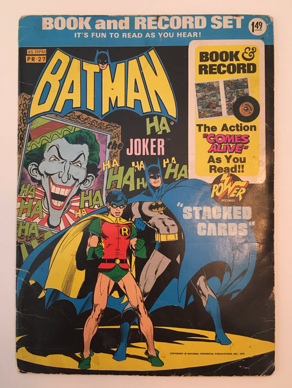 Batman Book and Record Set - 1975 - G