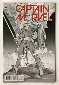 Captain Marvel 6 - 2016 - Pasqual Variant - VF