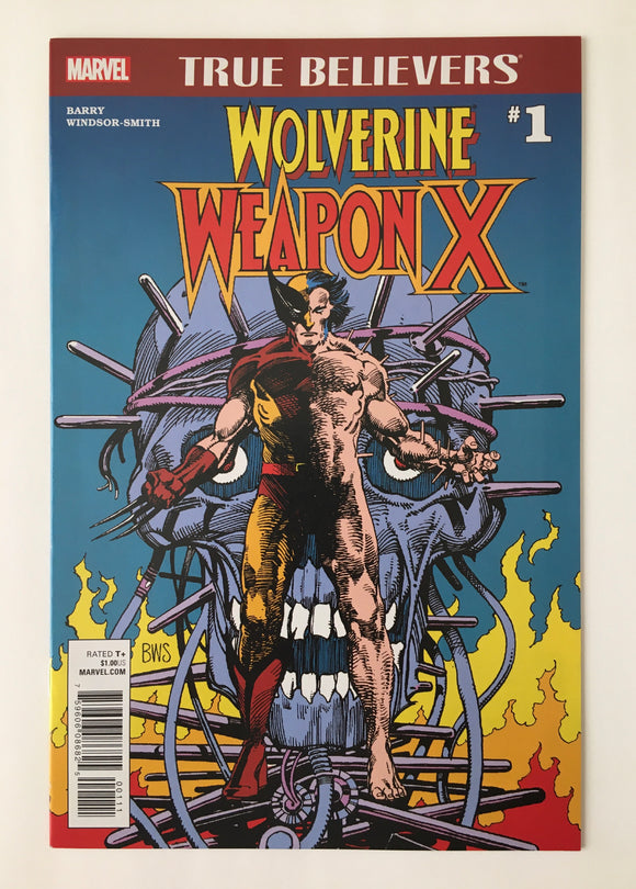 True Believers Wolverine Weapon X 1 - 2018 - VF