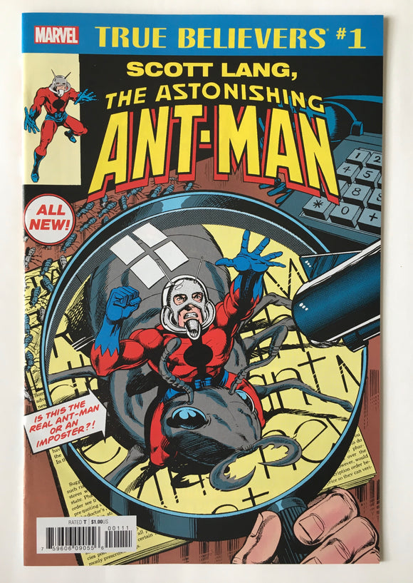 True Believers Scott Lang, The Astonishing Ant-Man 1 - 2018