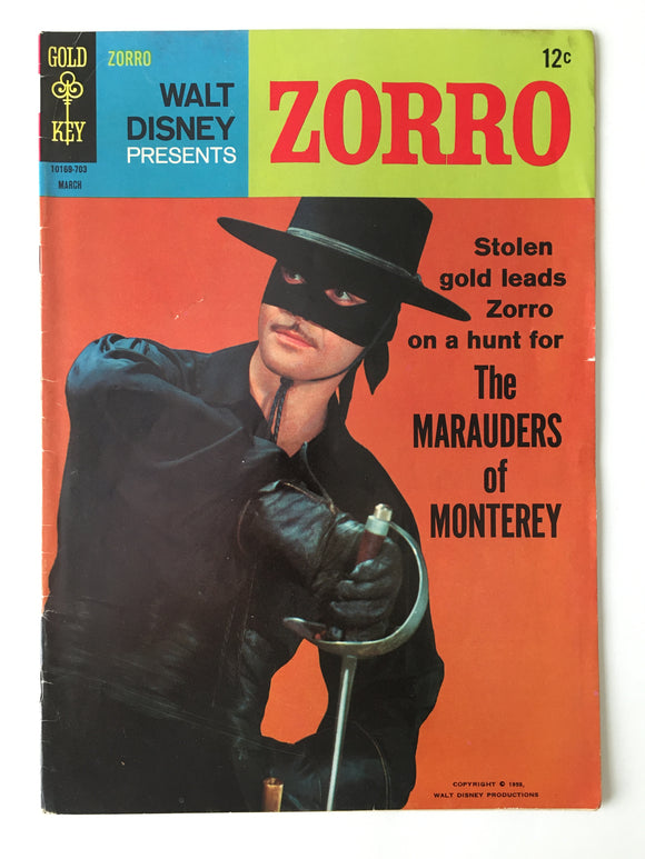 Zorro 5, Walt Disney Presents - 1967 -  The Marauders of Monterey - VG