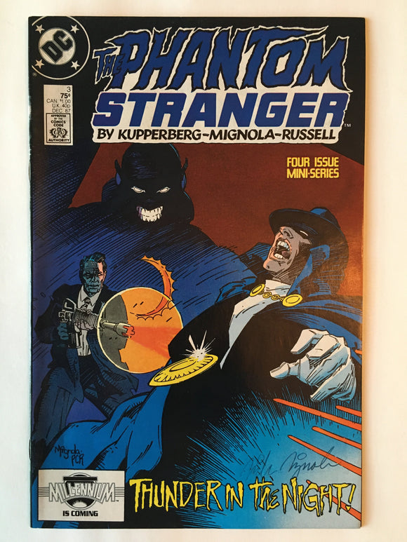 Phantom Stranger 3 - 1987 - Signed Mike Mignola - VF