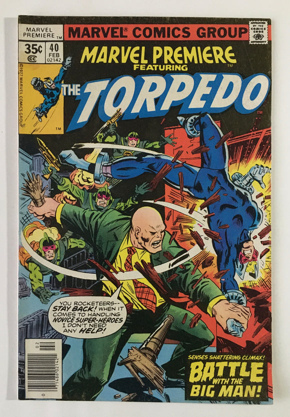 Marvel Premiere 40 Featuring Torpedo - 1977 - F