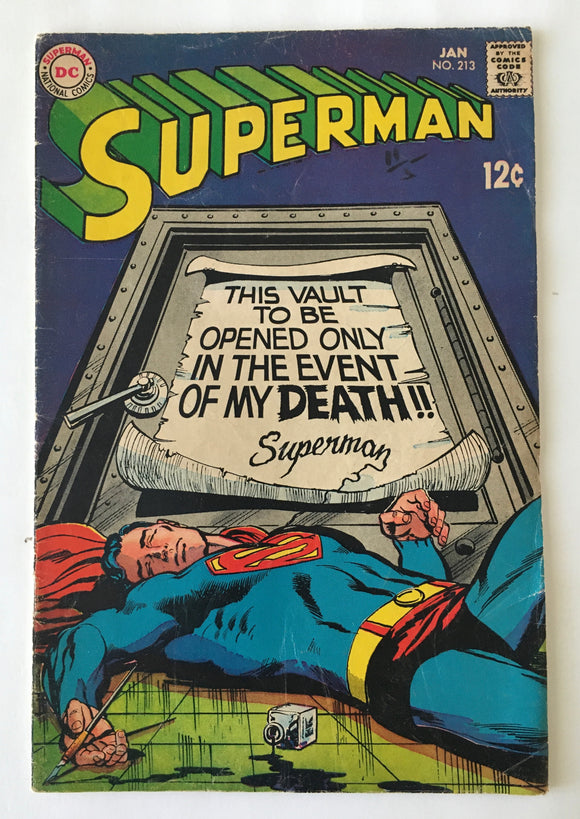 Superman 213 - 1969 - G/VG