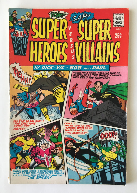 Super Heroes Versus Super Villains 1 - 1966 - VG