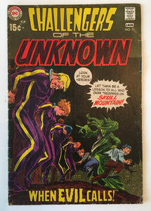 Challengers Of The Unknown 71 - 1970 - VG