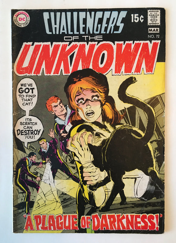 Challengers Of The Unknown 72 - 1970 - VG/F