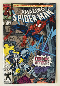 Amazing Spider-Man 359 (1992) Cameo Appearance of Carnage Very Fine/Near Mint