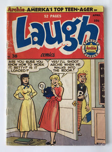 Laugh Comics 38 (1950) Archie Comics - Very Good Condition Front Cover